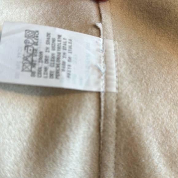 Moschino Jeans Gray White Clouds Wool Blend Coat - Picture 11 of 14